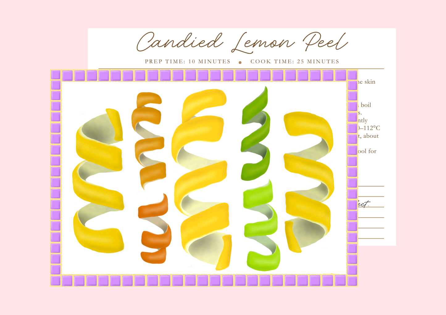 June's Candied Lemon Peel
