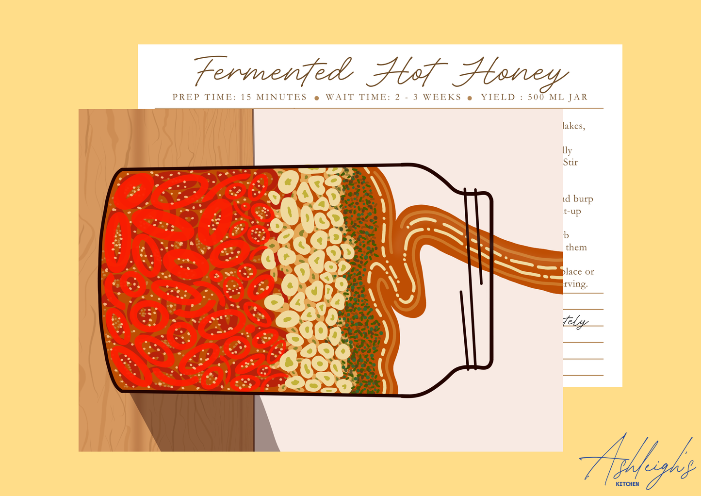 July's Fermented Hot Honey