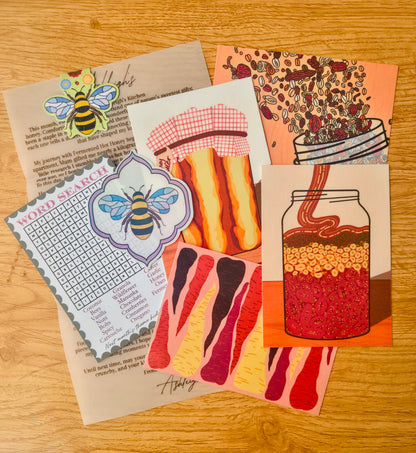 July Mail Club -  Honey Recipes