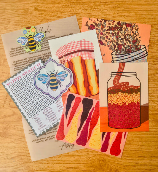 July Mail Club -  Honey Recipes