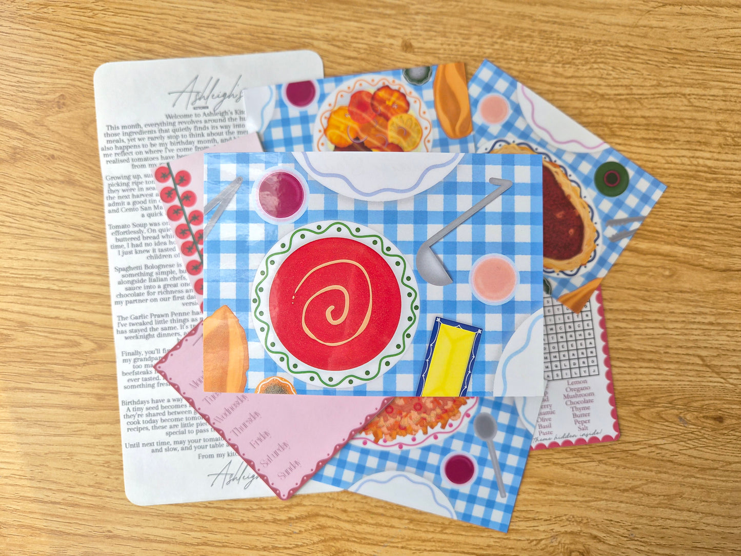 August Mail Club -  Tomato Recipesc