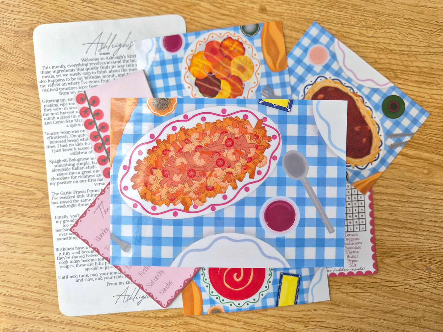 August Mail Club -  Tomato Recipesc